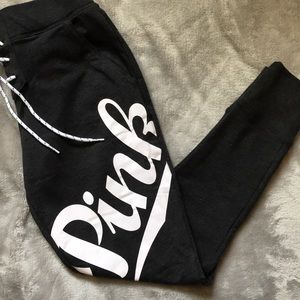 PINK skinny collegiate pant